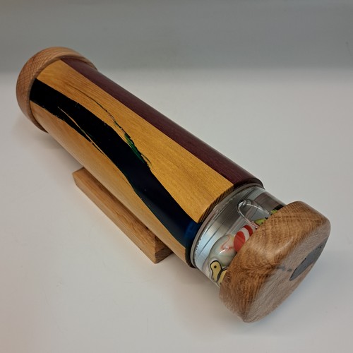 Click to view detail for SC-077 Exotic Hardwood Kaleidoscope $174